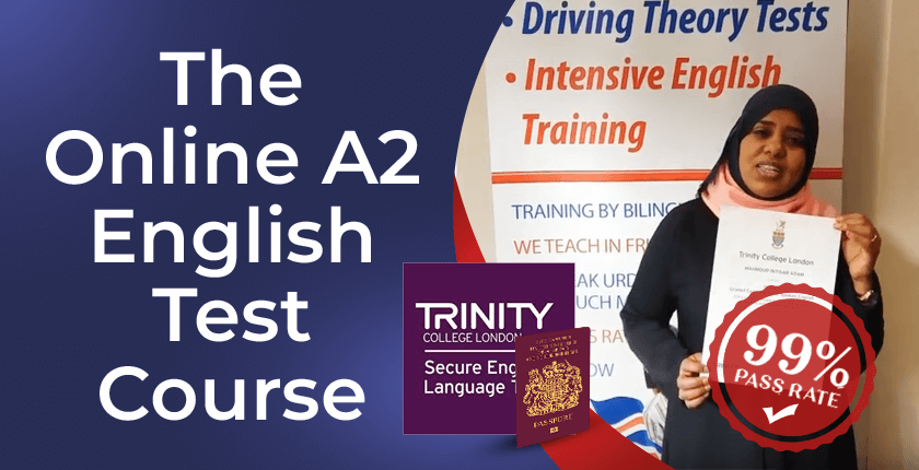 A2 English test group training